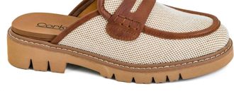 Corkys Footwear Womens Am I Right Mules In Bourbon / Cream Combo