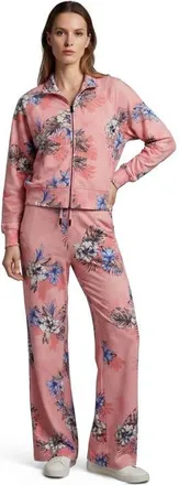 Lords of Harlech Exotic Floral Womens Wide Leg Lounge Pant in Exotic Floral Coral at Nordstrom, Size Xx-Large