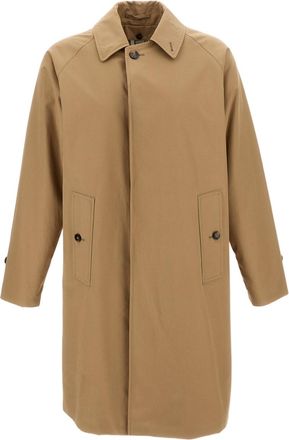 L'Impermeabile Water-Repellent Trench Coat with Detachable Lining and Adjustable Cuffs