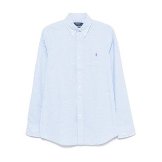 Polo Ralph Lauren Casual Longsleeve Multicolor Sportshirt - Heren - Casual Overhemden - Blauw - 2XL - Katoen - Overhemden