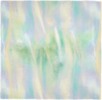 Lafayette 148 New York Aurora Silk Scarf in Aurora Green Multi at Nordstrom