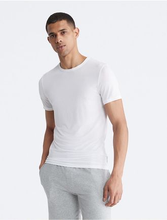Calvin Klein Mens Ultra-Soft Modern Sleep Tee - White - XL