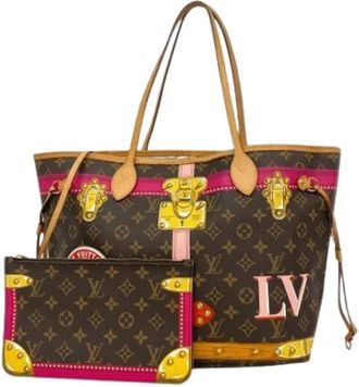Louis Vuitton Pre-owned Tote Bags, female, Brown, Size: ONE SIZE Pre-owned Neverfull MM Tote Bag
