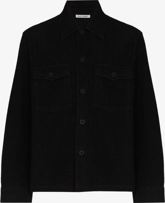 Our Legacy Evening Cotton Shirt Jacket - Mens - Cotton
