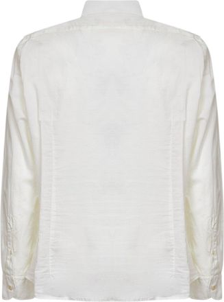 MC2 Saint Barth Mens Chemise Shirt Voile Cotton Ivory