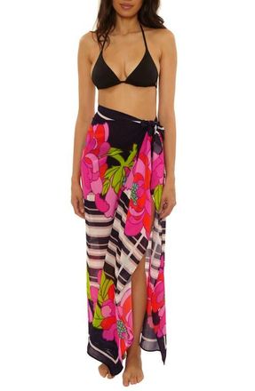 Trina Turk Bougainvillea Cover-Up Pareo in Multi at Nordstrom