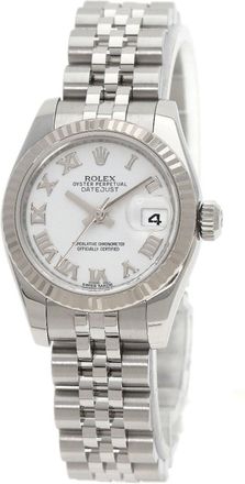 Rolex Datejust Stainless Steel (18K) Wristwatch (Pre-Owned)
