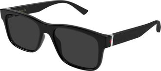 Gucci Gg 2085S Zonnebril - Heren - Zonnebrillen - Zwart - 55 MM - Accessoires