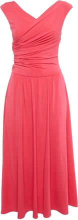 Max Mara Abito con ruches - Rosa