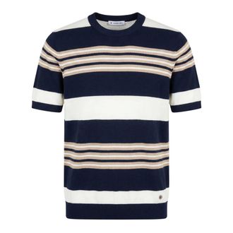 Manuel Ritz T-Shirt M/M in Filo - male - Manuel Ritz - Round-neck Knitwear - Blue - 2XL - Knitwear