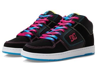 DC Manteca 4 Mid Womens Shoes Black/Multi 1 : 8.5 B - Medium, Textile
