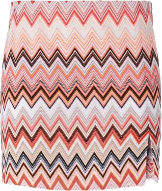 Missoni Minigonna con motivo a zigzag - Rosa