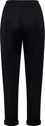 Brunello Cucinelli Womens Jogging Trousers Cotton-Silk Black