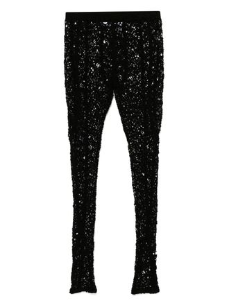 Julius cut-out trousers - men - Cotton/Nylon - 4 - Black