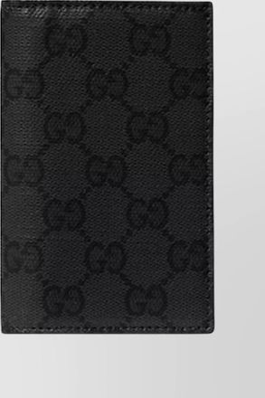 Gucci coated fabric card holder