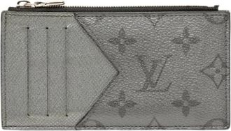 Louis Vuitton Pre-owned Monogram Eclipse Kaarthouder - Dames - Vintage Accessoires - Grijs - ONE Size - Vintage