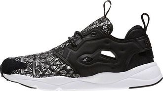 Reebok (WMNS) Reebok Furylite Gt Running Shoes Black/White/Grey BD4461