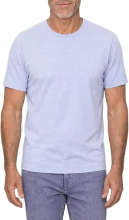 Robert Talbott Davis Pique Linen Tee in Light Blue at Nordstrom, Size Xx-Large