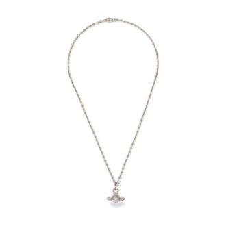 Vivienne Westwood Carmelo Bas Relief Pendant - female - Vivienne Westwood - Necklaces - Gray - ONE SIZE - Accessories
