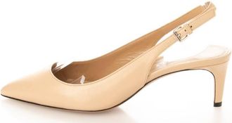 Bally Ellun Leather Slingback Pumps, Brand Size 39 ( US Size 8.5 )