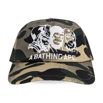 A Bathing Ape Pet met Klep - Heren - Petten - Groen - ONE Size - Accessoires