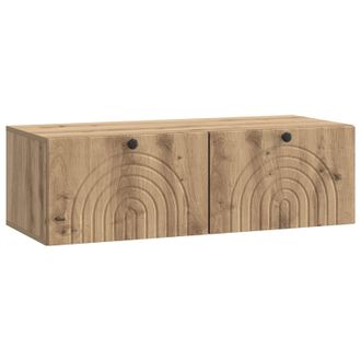 vidaXL Mueble Para Tv De Pared Roble Artesanal 99 X 41 X 30 Cm Vidaxl