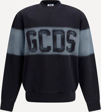 GCDS Logo Spray crewneck Sweatshirt Male XL