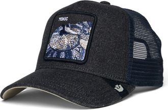 Goorin Brothers Toxic Snake Patch Denim Snapback Trucker Hat at Nordstrom