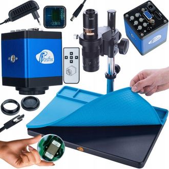 OEM Microscopio Digital Rosfix Earth Pro Mcep-0.5x + C&aacute;mara Draco Blue Pro Kmdbp-hdmi-vga 2mp Plantes Pro Series + Alfombrilla De Silicona 380x260mm