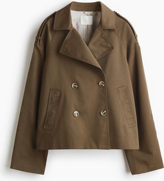 H&M Trenchjacke - Green