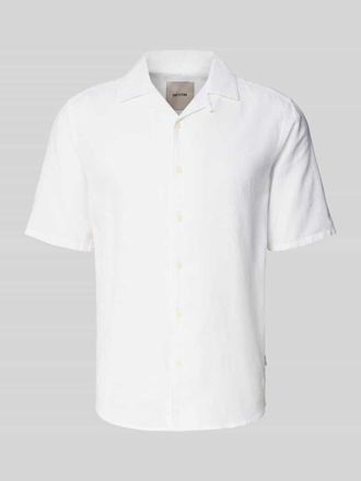 Only & Sons Slim Fit Freizeithemd aus Baumwoll-Leinen-Mix Modell CAIDEN in Weiss, Gr&ouml;&szlig;e XXL