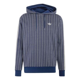 adidas Pinstripes Hoodie Asia Sizing Night Indigo KR9704