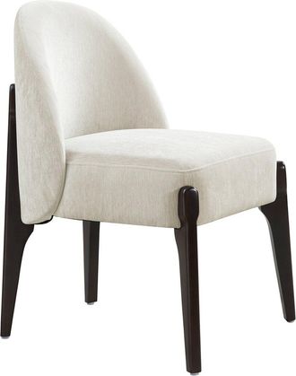 Manhattan Comfort Set Of 2 Oslo Chenille Wood Side Chairs