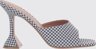 Amina Muaddi Mules Lupita in pelle stampa cocco