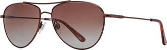 American Optical Margot 58mm Round Nylon Non Polarized in Wine - Wgn-P at Nordstrom