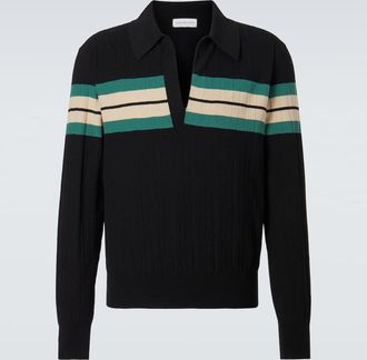 Dries Van Noten Striped polo sweater