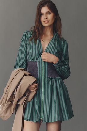 Maeve Tommie Mini Shirtdress