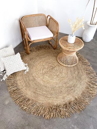 OEM Alfombra Redonda De Rafia Ambal