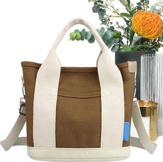 Generic Shoulder Bag for Women - Large Capacity Adjustable Multi-Compartment Purse - Satchel Tote Bag | for Family Friends Men Women Fall Winter Short Trips T