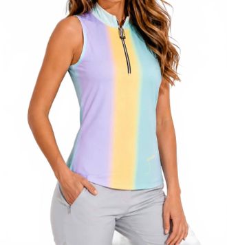 Jamie Sadock Stratus Sleeveless Shirt In Oasis