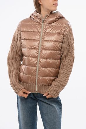 Herno RESORT Maglia Full-Zip in Lana con Dettaglio Trapuntato Herno