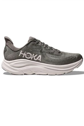 Hoka One One Mens Clifton 10 Running Shoe In Asteroid / Silver