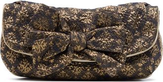Miu Miu Pre-owned Miu Miu Lurex Bow Clutch Ladies 8U8P80XNLC36K7F6