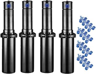 Hunter Pack 4 Aspersores De Riego Pgp-04 3/4 Alcance 6,4 A 15,8 Metros Aspersor De Turbina Ajustable Pgp Ultra