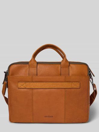 Strellson Laptoptasche aus echtem Leder Modell HYDE PARK in Cognac, Größe 1