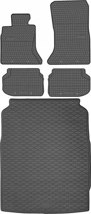 OEM Juego De Alfombrillas De Goma Para Coche Y Alfombrilla Para Maletero Para Bmw Serie 5 F10 Sed&aacute;n (2010-2017)