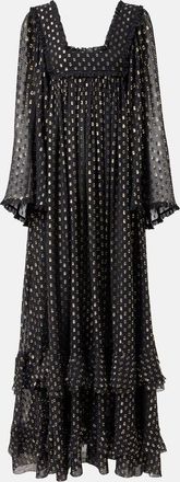 ワンピース CHLOE Woman Dress Black CH25SR049263 001 Chloé Crepe Cape Mini Dress | Black | FARFETCH