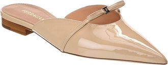 Ferragamo Bow Mini Patent Mule