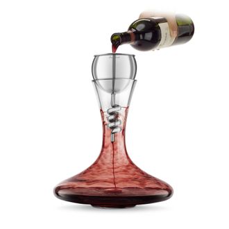 Final Touch Final Touch Twister Stainless Steel Aerator & Decanter Set