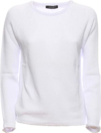 Aragona Hoodies & sweatvesten, Dames, Wit, M, Katoen, D2522Tf-90 Katoenen Trui